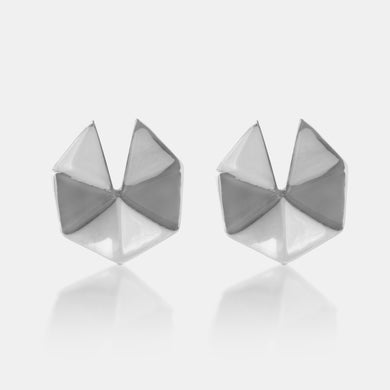 Platinum 3/4 Facet Earrings