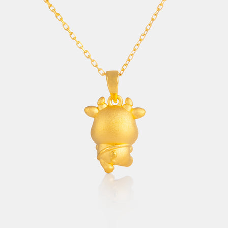 24K Gold Ox Pendant<meta name="title" content="<span style='display:none;'>Lao Feng Xiang 老凤祥</span> 24K Gold Ox Pendant">