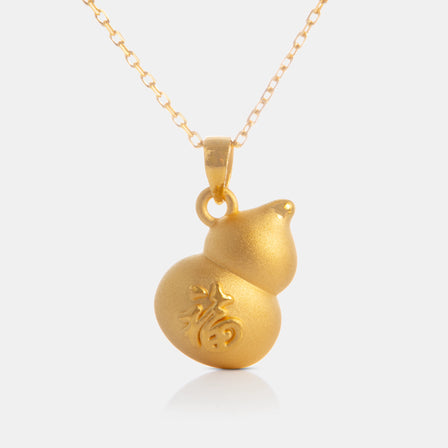 24K Gold Hulu Pendant <meta name="title" content="<span style='display:none;'>Lao Feng Xiang 老凤祥</span> 24K Gold Hulu Pendant">