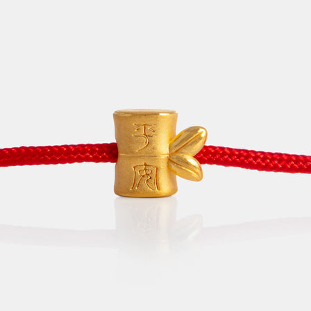 24K Gold Bamboo Charm <meta name="title" content="<span style='display:none;'>Lao Feng Xiang 老凤祥</span> 24K Gold Bamboo Charm ">