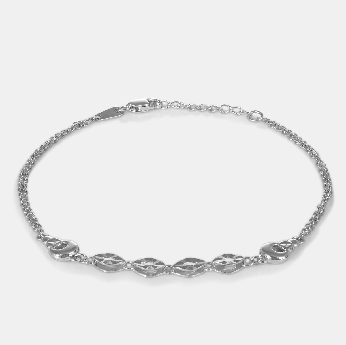 Platinum Charm Line Bracelet Lao Feng Xiang Canada