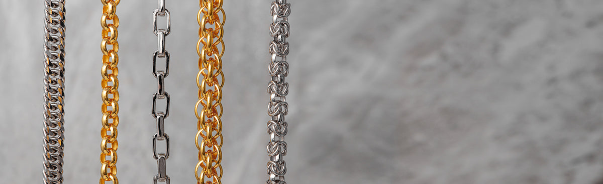 The New Status Symbol: Men's 24K Gold and Platinum Links and Chains ...