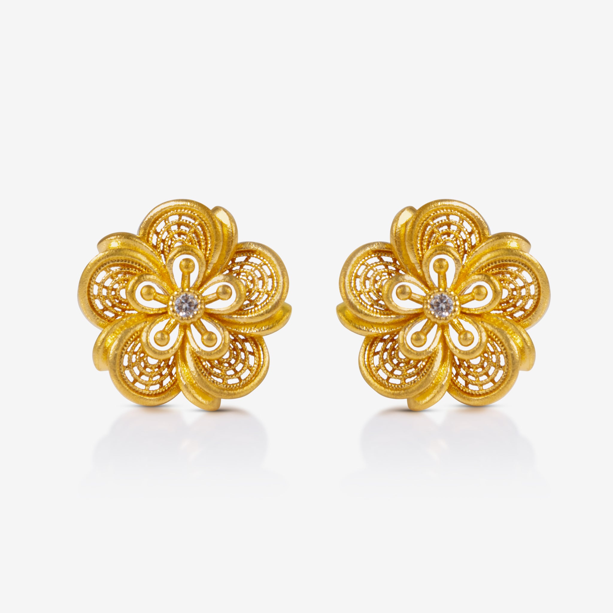 ピアス wing bling 14k post celis moissanite earrings wing bling】[14K Gold post] Celis Moissanite earring