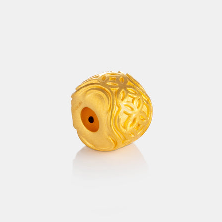 24K Gold Ancient Coin Cylinder Charm <meta name="title" content="<span style='display:none;'>Lao Feng Xiang 老凤祥</span> 24K Gold Money Cylinder Charm">