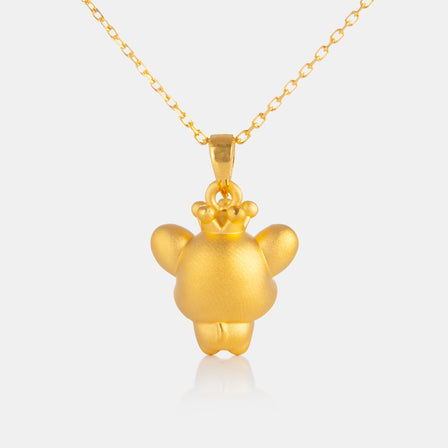 24K Gold Rat Pendant<meta name="title" content="<span style='display:none;'>Lao Feng Xiang 老凤祥</span> 24K Gold Rat Pendant">
