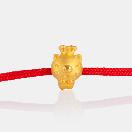24K Gold Pig Charm <meta name="title" content="<span style='display:none;'>Lao Feng Xiang 老凤祥</span> 24K Gold Pig Charm">