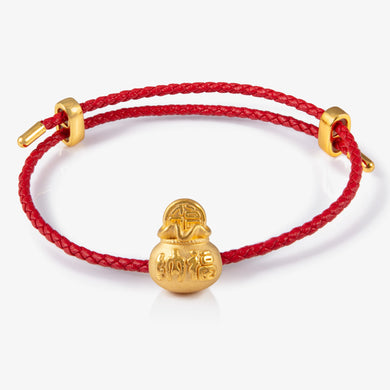 Ancient Coin Moneybag in 24K Gold