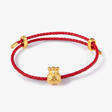 Coin Moneybag Charm in 24K Gold