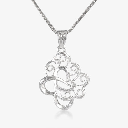 Platinum Filigree Pendant