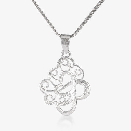 Platinum Filigree Pendant