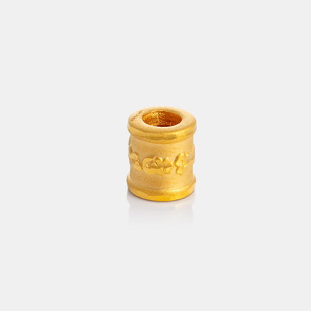 24K Gold Six-Syllable Cylinder Charm <meta name="title" content="<span style='display:none;'>Lao Feng Xiang 老凤祥</span> 24K Gold Six-Syllable Cylinder Charm">