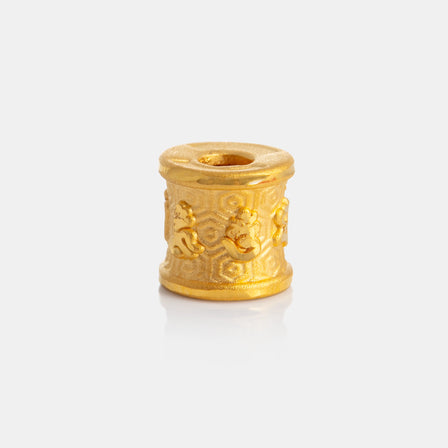 24K Gold Six-Syllable Cylinder Charm <meta name="title" content="<span style='display:none;'>Lao Feng Xiang 老凤祥</span> 24K Gold Six-Syllable Cylinder Charm">