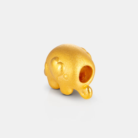 24K Gold Elephant Charm<meta name="title" content="<span style='display:none;'>Lao Feng Xiang 老凤祥</span> 24K Gold Elephant Charm">