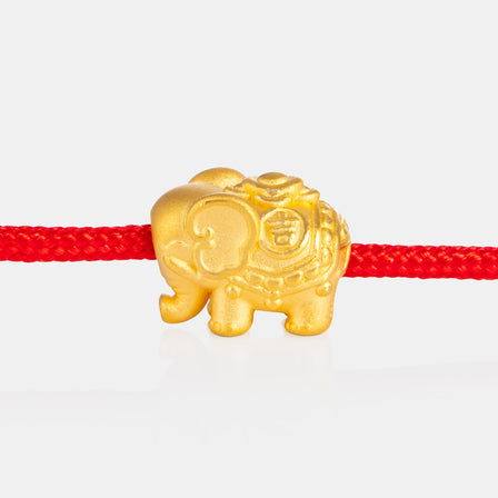 24K Gold Elephant Charm<meta name="title" content="<span style='display:none;'>Lao Feng Xiang 老凤祥</span> 24K Gold Elephant Charm">