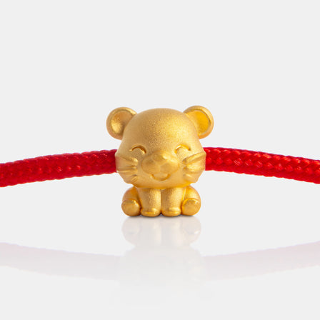 24K Gold Rat Charm <meta name="title" content="<span style='display:none;'>Lao Feng Xiang 老凤祥</span> 24K Gold Rat Charm">