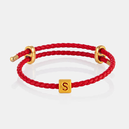 24K Gold Letter S Charm <meta name="title" content="<span style='display:none;'>Lao Feng Xiang 老凤祥</span> 24K Gold Letter S Charm ">