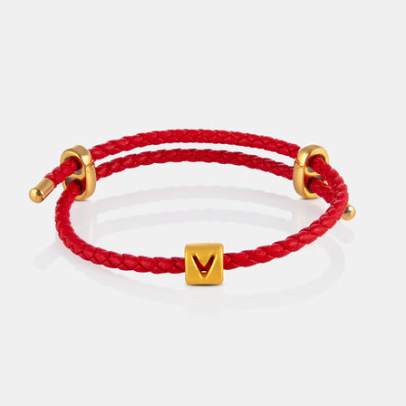 24K Gold Letter V Charm <meta name="title" content="<span style='display:none;'>Lao Feng Xiang 老凤祥</span> 24K Gold Letter V Charm ">
