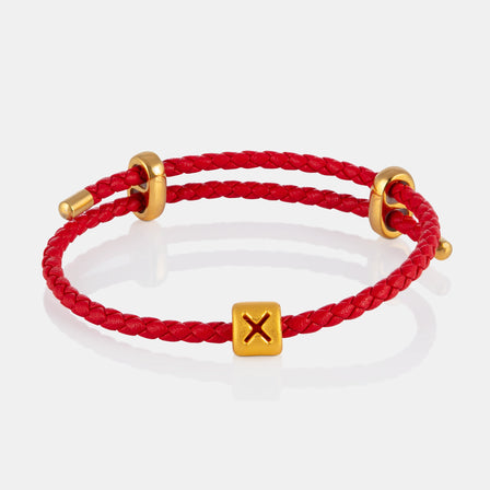 24K Gold Letter X Charm <meta name="title" content="<span style='display:none;'>Lao Feng Xiang 老凤祥</span> 24K Gold Letter X Charm ">