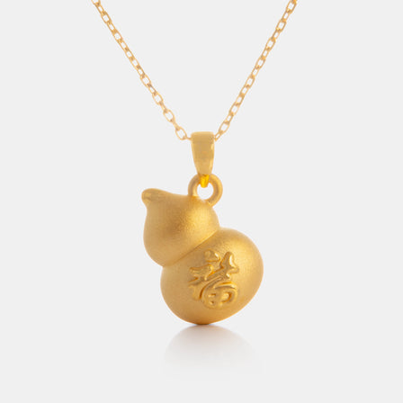 24K Gold Hulu Pendant <meta name="title" content="<span style='display:none;'>Lao Feng Xiang 老凤祥</span> 24K Gold Hulu Pendant">
