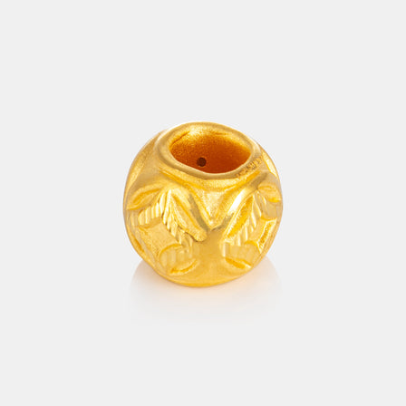 24K Gold Ancient Coin Cylinder Charm<meta name="title" content="<span style='display:none;'>Lao Feng Xiang 老凤祥</span>24K Gold Ancient Coin Cylinder Charm">
