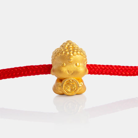 24K Gold Buddha Charm <meta name="title" content="<span style='display:none;'>Lao Feng Xiang 老凤祥</span> 24K Gold Buddha Charm ">
