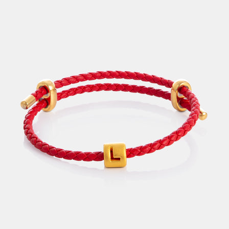 24K Gold Letter L Charm <meta name="title" content="<span style='display:none;'>Lao Feng Xiang 老凤祥</span> 24K Gold Letter L Charm ">