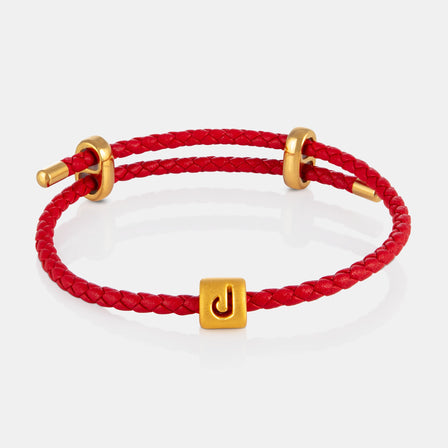 24K Gold Letter J Charm <meta name="title" content="<span style='display:none;'>Lao Feng Xiang 老凤祥</span> 24K Gold Letter J Charm ">