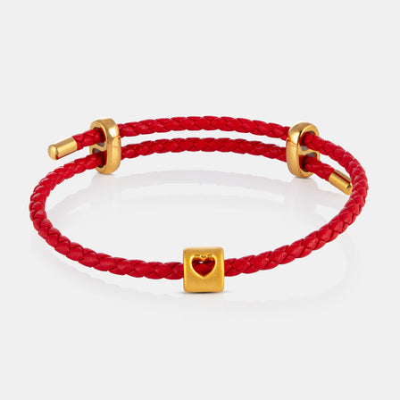 24K Gold Heart Charm <meta name="title" content="<span style='display:none;'>Lao Feng Xiang 老凤祥</span> 24K Gold Heart Charm ">