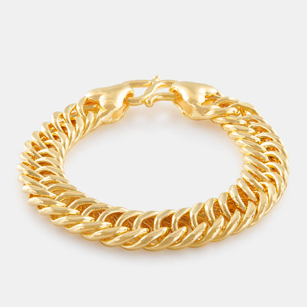 24K Gold Cuban Link Bracelet