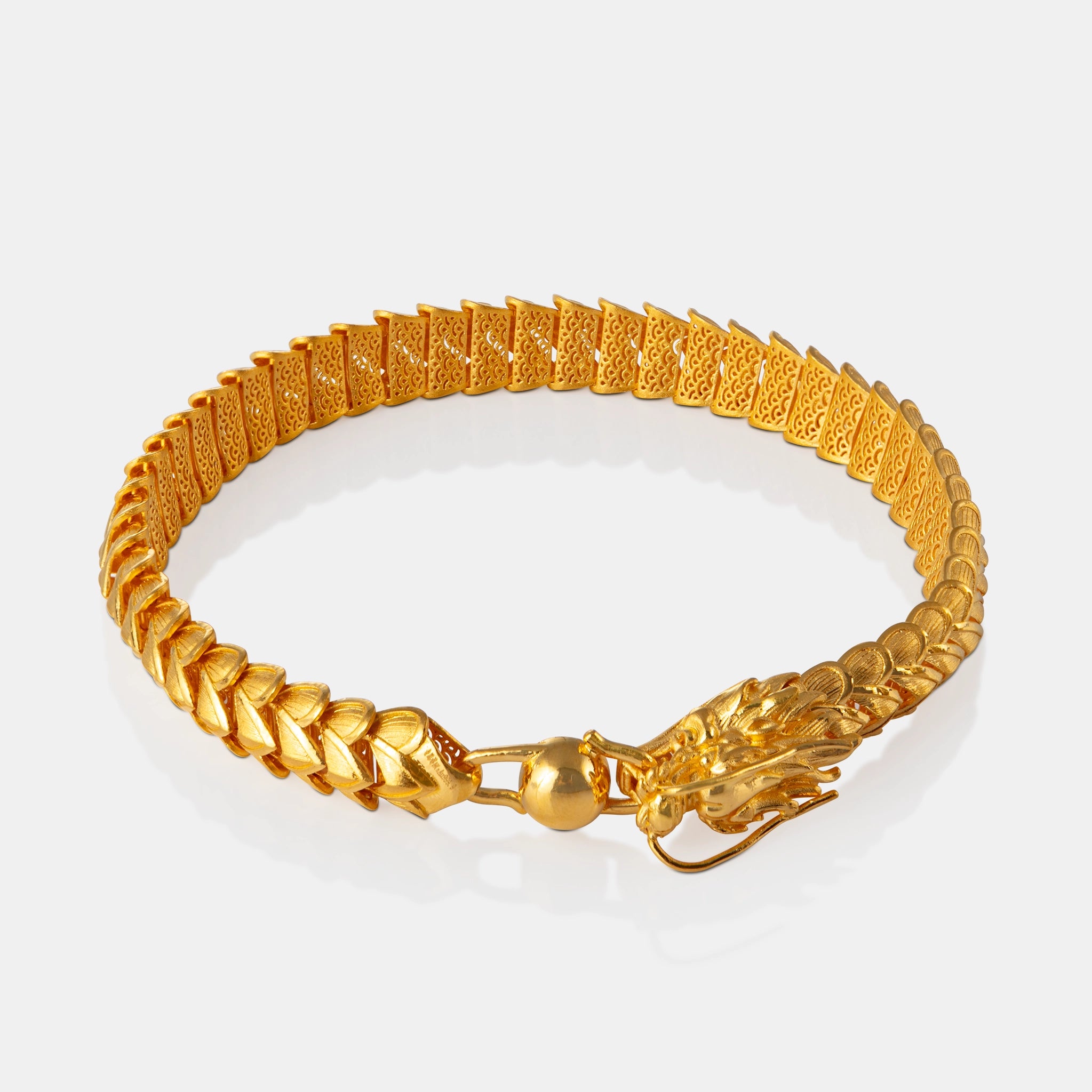 Golden dragon bracelet discount