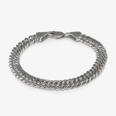 Platinum Cuban Link Bracelet