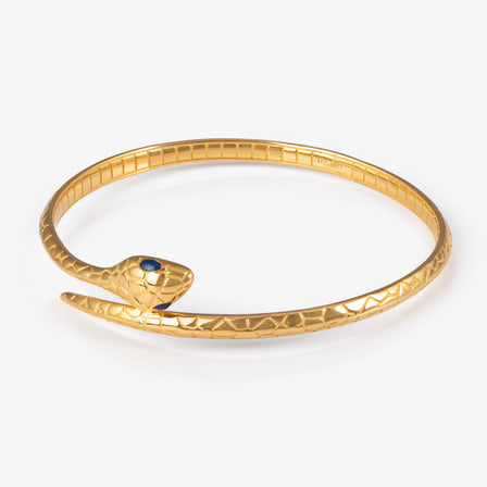 Year of the Snake 24K Gold Bangle