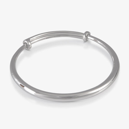 Platinum Adjustable Bangle