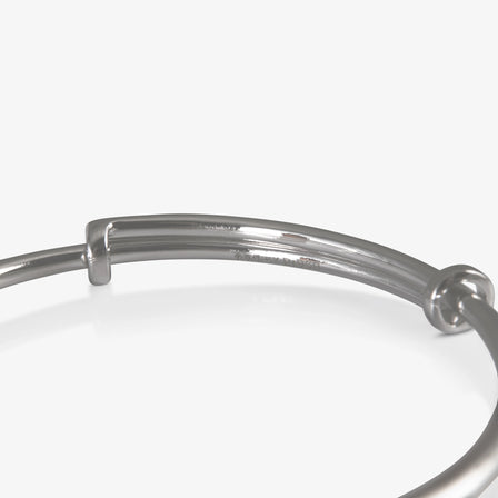 Platinum Adjustable Bangle