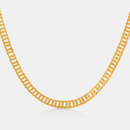 24K Gold Cuban Link Necklace