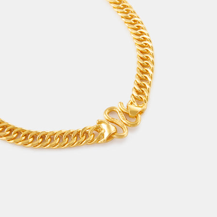 24K Gold Cuban Link Necklace