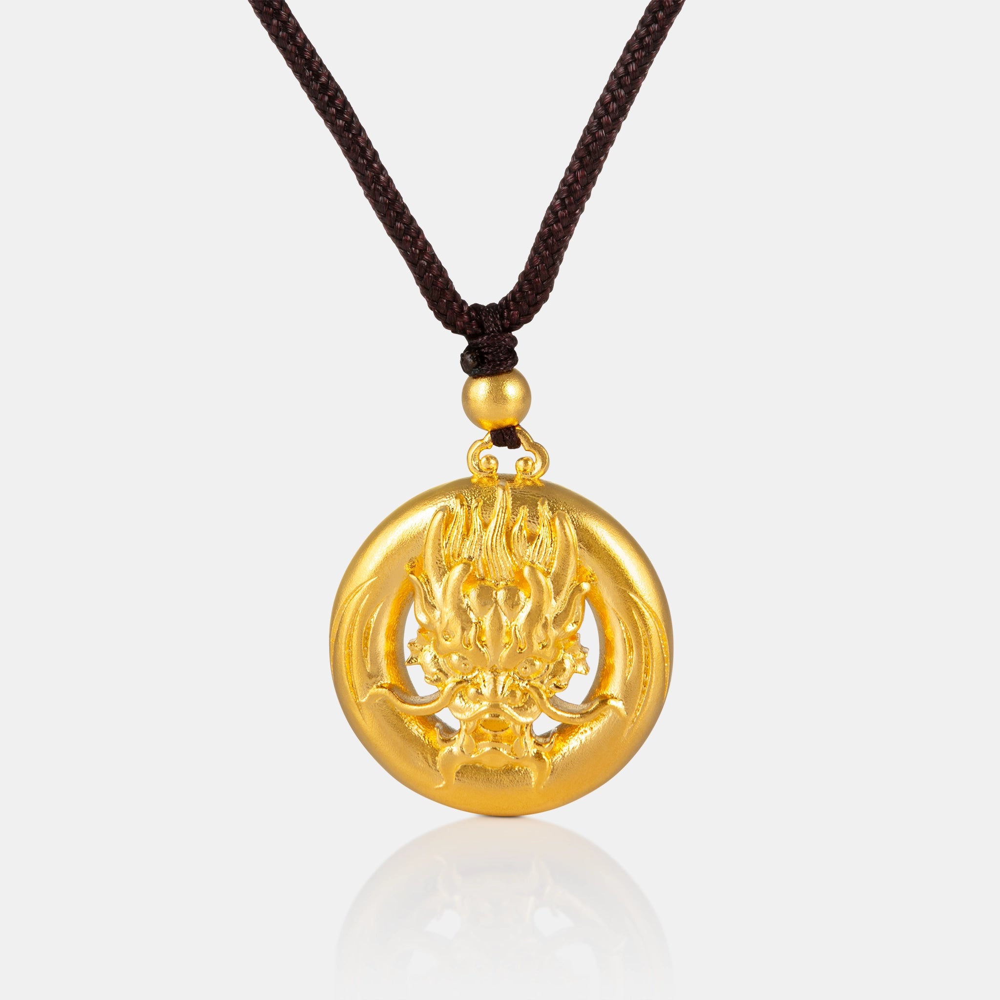 CHANEL COCO Mark Necklace Matelasse vintage gold Plated Gold