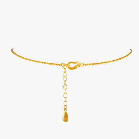 24K Gold Bell Flower Necklace