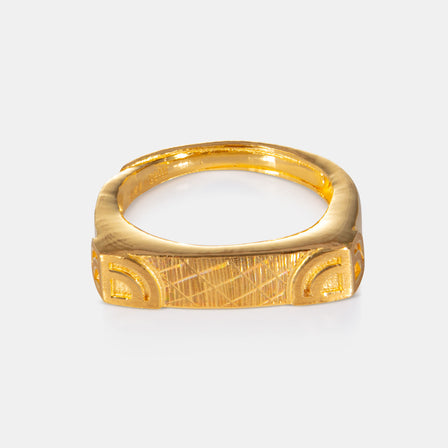 24K Gold Traditional Top Band