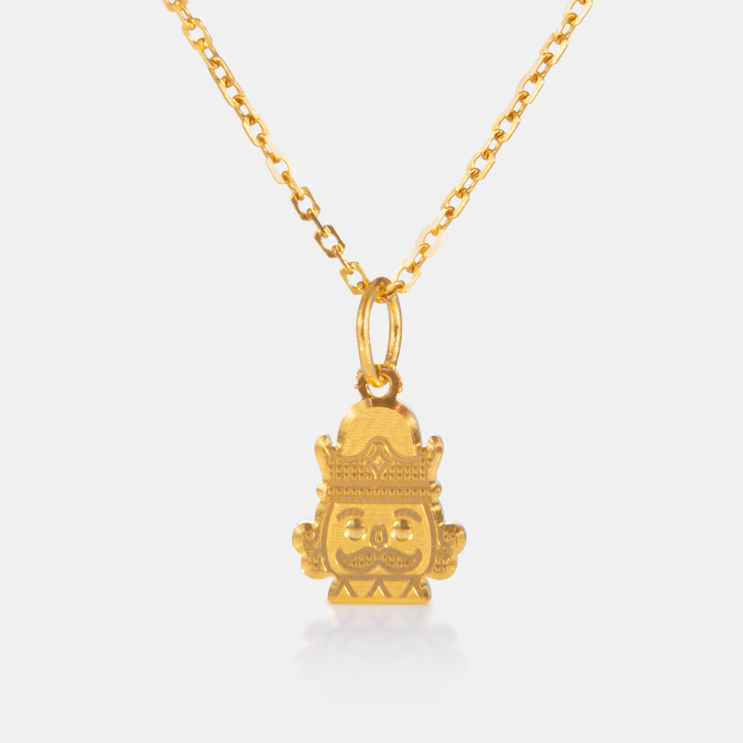 24K Gold Nutcracker Necklace