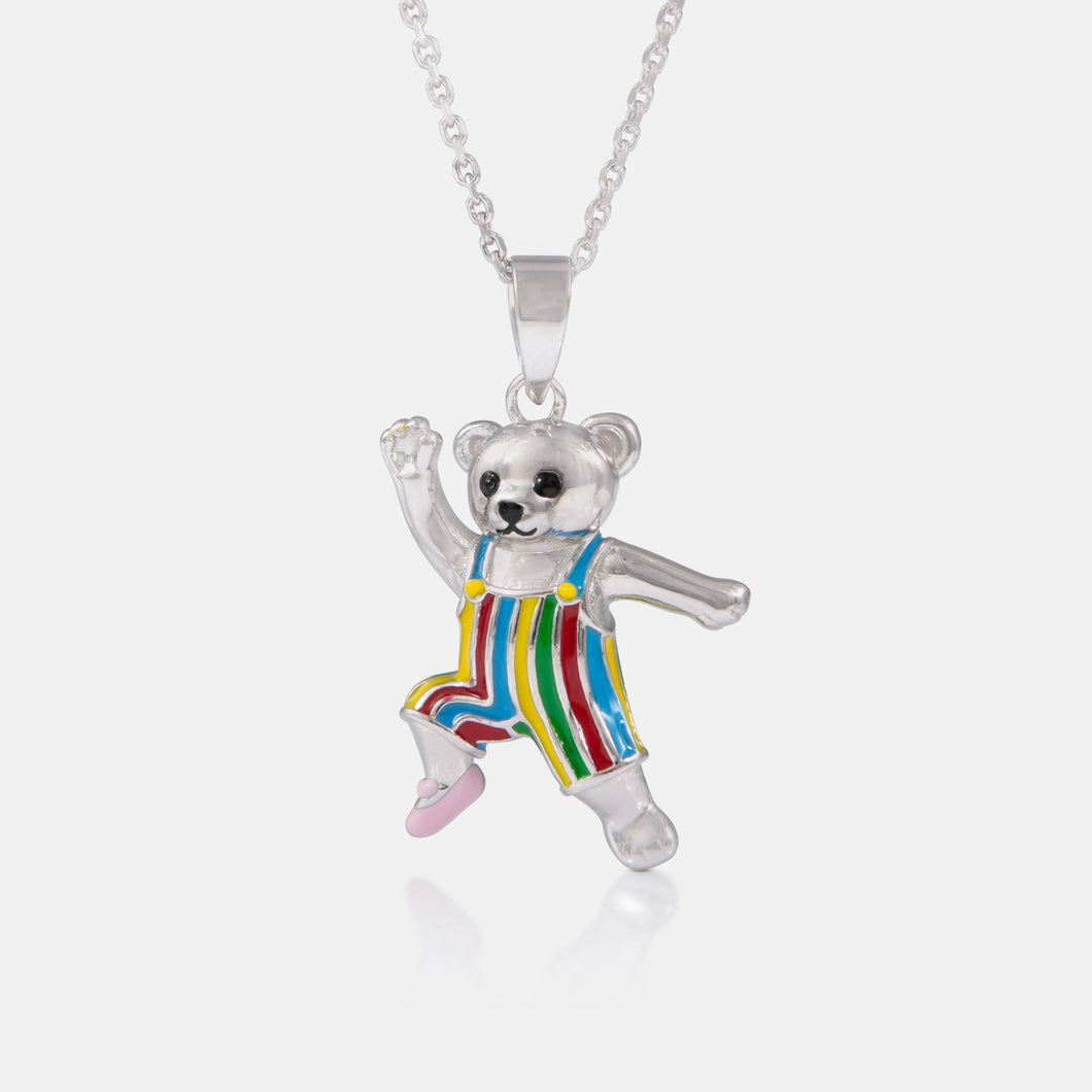 Sterling Silver Teddy Bear Necklace | LFX x Goh Nutcracker Collection