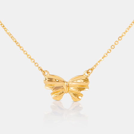 24K Gold Butterfly Necklace