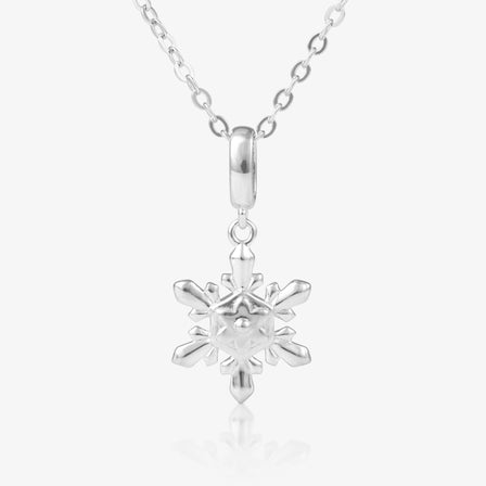 Sterling Silver Snowflake Necklace from the LFX x Goh Collection