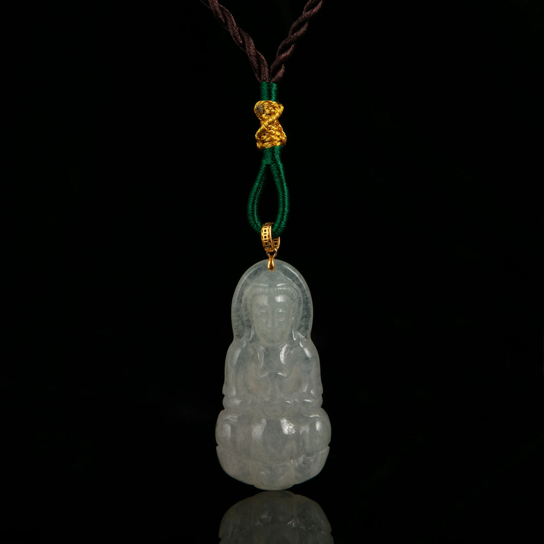 Jadeite Guanyin Necklace