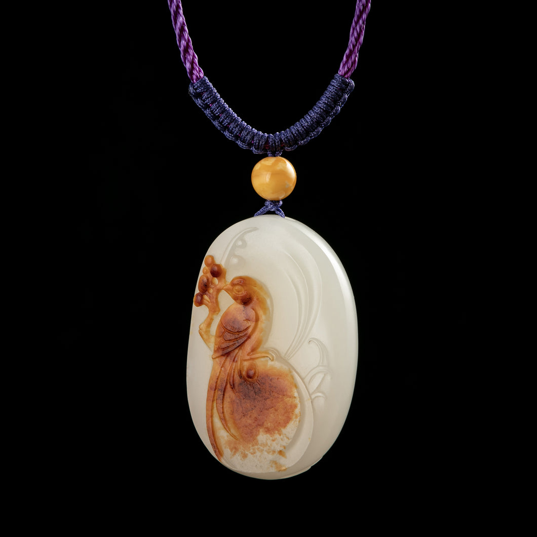 Bird Nephrite Pendant