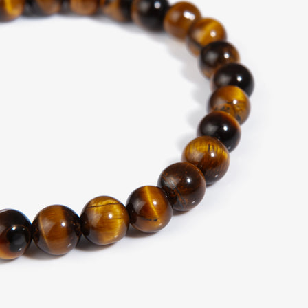 4MM Tiger Eye Bead Bracelet