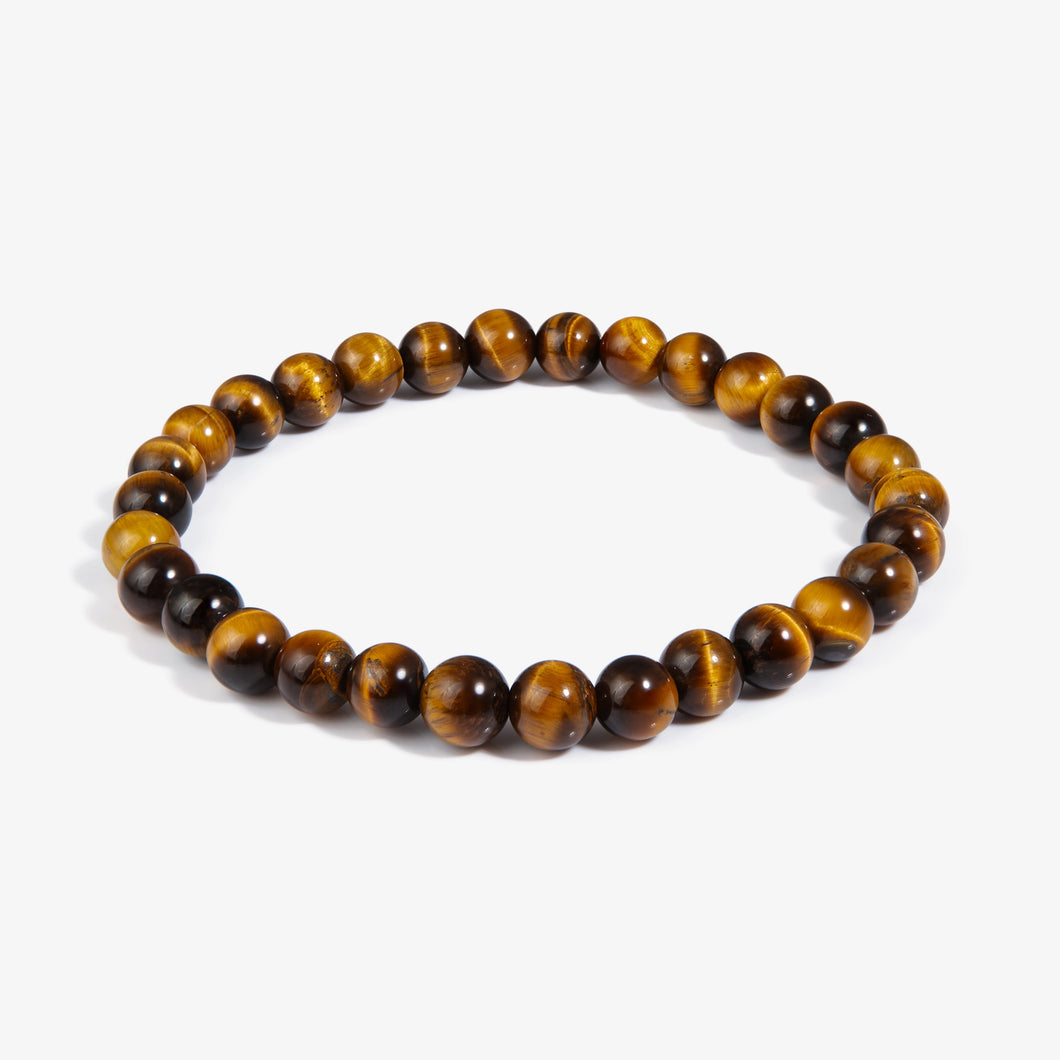 4mm tiger eye bead bracelet – Lao Feng Xiang golden-brown natural stone

Polished tiger eye bracelet for focus and protection – unisex design

Lao Feng Xiang 4mm stretch bracelet with tiger eye beads – clarity and power

老凤祥4mm虎眼石手串，增强专注力，象征力量与自信