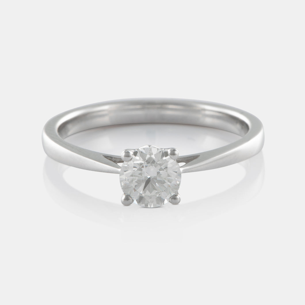 Round Brilliant Diamond Solitaire Ring