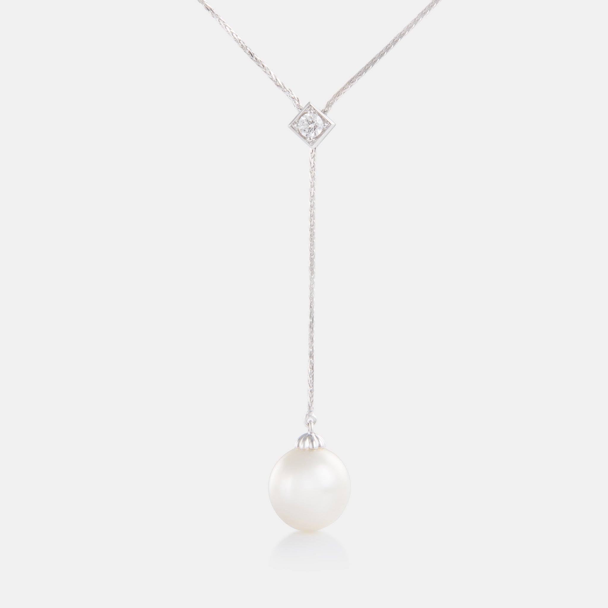 Pearl y sale drop necklace