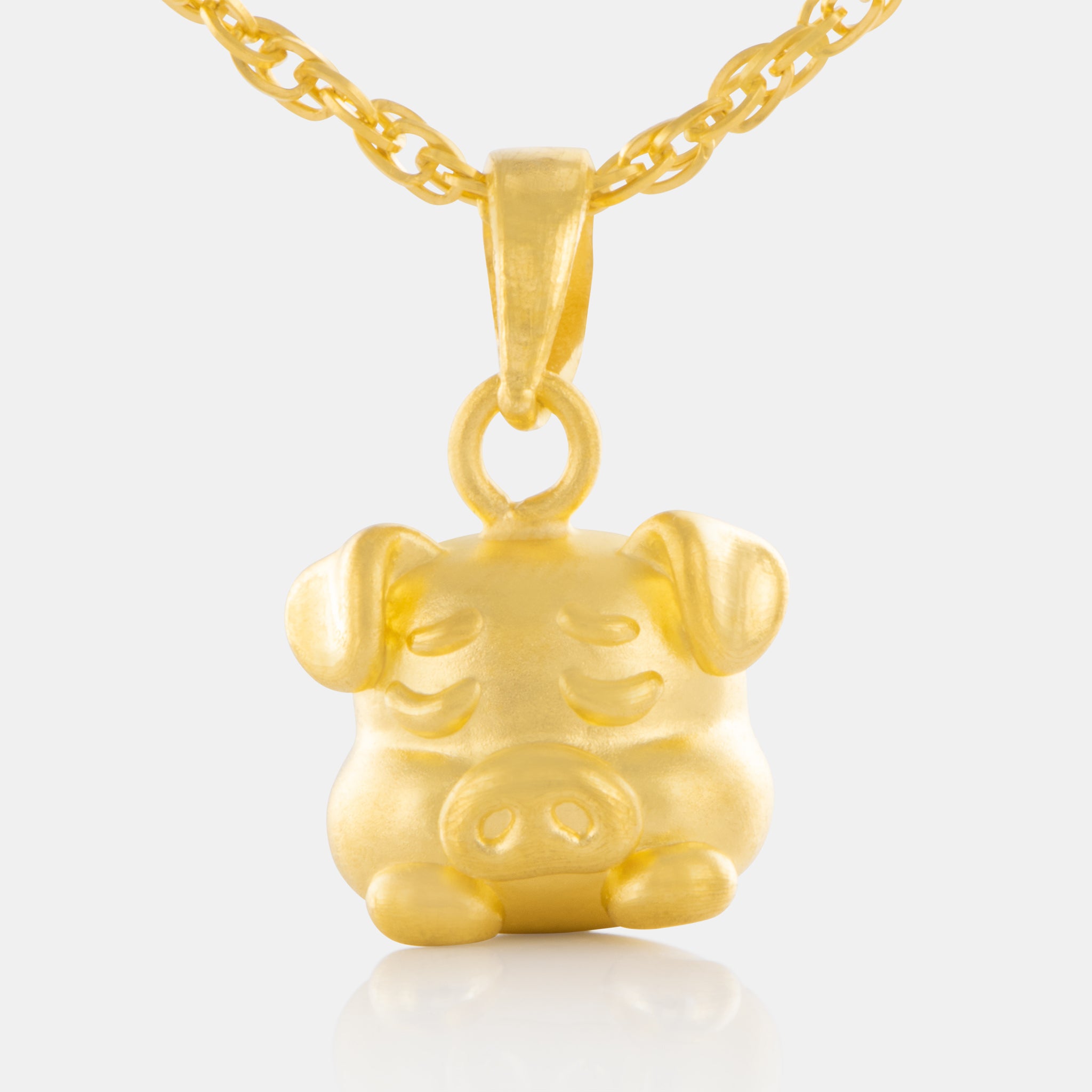 Pig necklace on sale